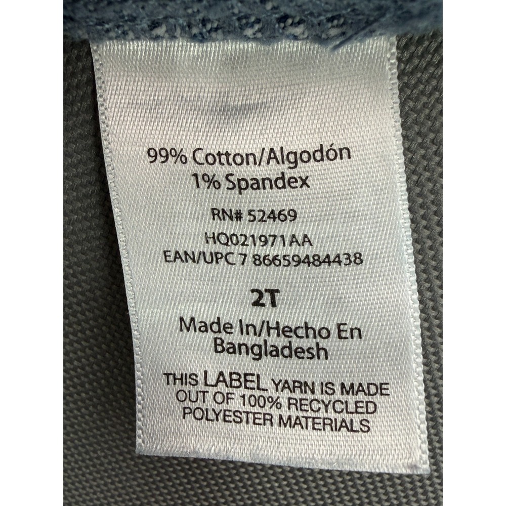 Wonder Nation Flare Jeans Bell Bottom Stretch Denim Blue Patch Pocket Toddler 2T - Picture 12 of 14